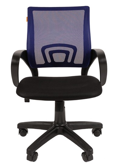 Офисное кресло CHAIRMAN 696 black Сетчатый акрил DW61 синий в Уфе - изображение 1