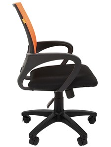 Офисное кресло CHAIRMAN 696 black Сетчатый акрил DW66 оранжевый в Стерлитамаке - предосмотр 5