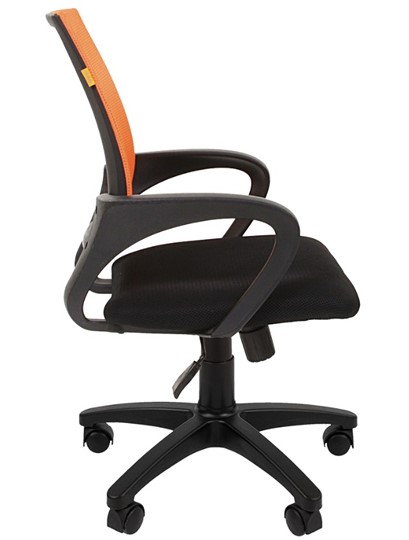 Офисное кресло CHAIRMAN 696 black Сетчатый акрил DW66 оранжевый в Салавате - изображение 5