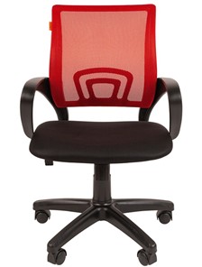 Компьютерное кресло CHAIRMAN 696 black Сетчатый акрил DW69 красный в Уфе - предосмотр 4