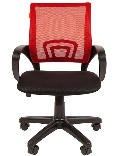 Компьютерное кресло CHAIRMAN 696 black Сетчатый акрил DW69 красный в Салавате - изображение 4
