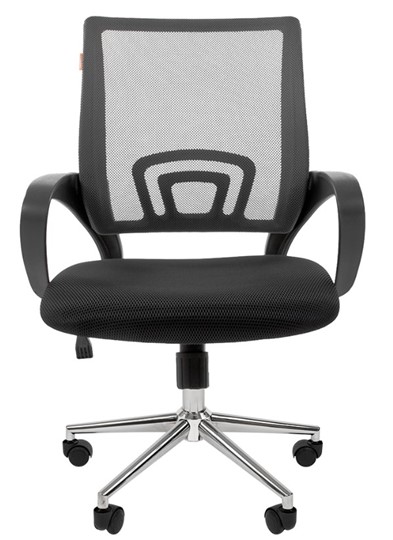 Офисное кресло CHAIRMAN 696 CHROME Сетка TW-04 (серый) в Стерлитамаке - изображение 1