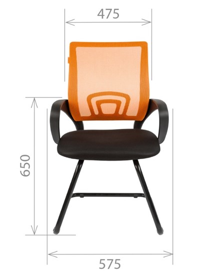 Офисное кресло CHAIRMAN 696V, TW-01, цвет черный в Стерлитамаке - изображение 2
