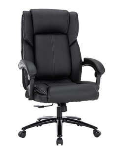 Кресло компьютерное CHAIRMAN CH415 эко кожа черная в Уфе