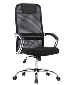 Кресло офисное CHAIRMAN CH612 Сетчатый акрил / Ткань стандарт / Экокожа, черный в Уфе