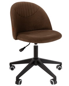 Кресло компьютерное CHAIRMAN HOME 119, коричневое в Уфе