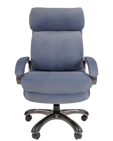 Кресло CHAIRMAN HOME 505, велюр голубое в Уфе - изображение 3