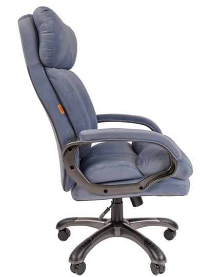 Кресло CHAIRMAN HOME 505, велюр голубое в Уфе - изображение 4