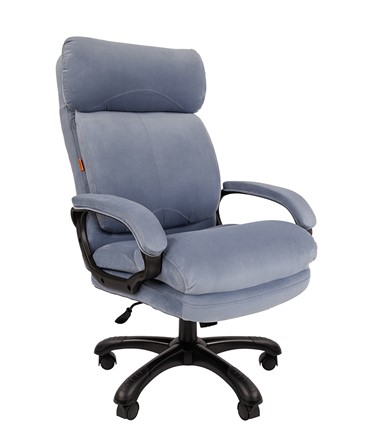 Кресло CHAIRMAN HOME 505, велюр голубое в Уфе - изображение