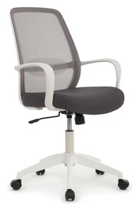 Компьютерное кресло Design W-207, Белый пластик/серая сетка в Стерлитамаке - предосмотр