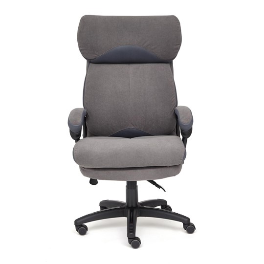 Компьютерное кресло DUKE флок/ткань, серый/серый, 29/TW-12 арт.14039 в Уфе - изображение 1