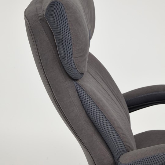 Компьютерное кресло DUKE флок/ткань, серый/серый, 29/TW-12 арт.14039 в Уфе - изображение 10