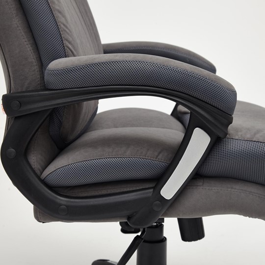 Компьютерное кресло DUKE флок/ткань, серый/серый, 29/TW-12 арт.14039 в Уфе - изображение 22