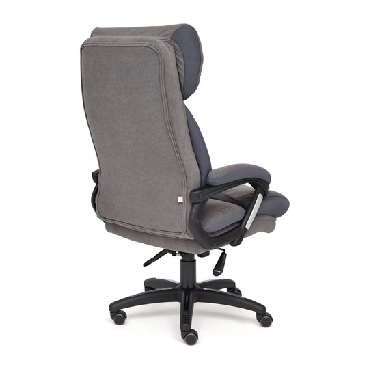 Компьютерное кресло DUKE флок/ткань, серый/серый, 29/TW-12 арт.14039 в Уфе - изображение 3