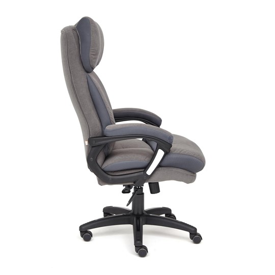 Компьютерное кресло DUKE флок/ткань, серый/серый, 29/TW-12 арт.14039 в Уфе - изображение 5