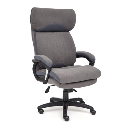 Компьютерное кресло DUKE флок/ткань, серый/серый, 29/TW-12 арт.14039 в Стерлитамаке - изображение