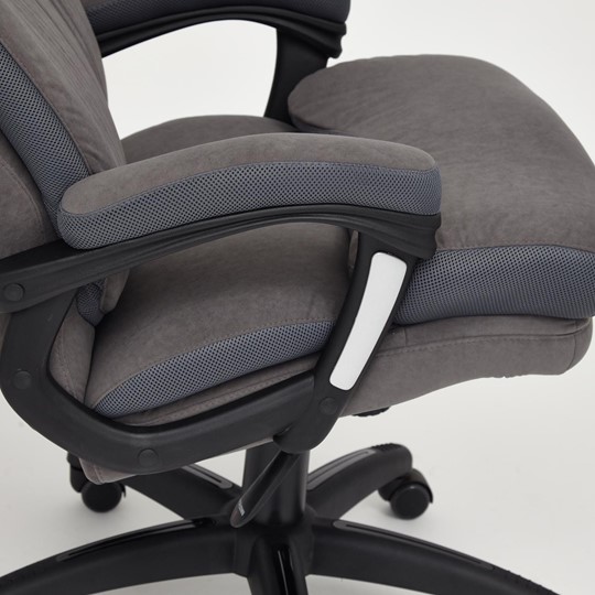 Компьютерное кресло DUKE флок/ткань, серый/серый, 29/TW-12 арт.14039 в Уфе - изображение 9