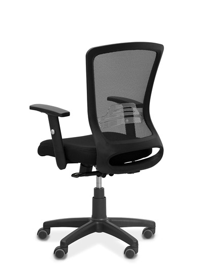 Кресло для персонала Фьюжн, сетка/ткань TW / черная/черная в Стерлитамаке - изображение 5