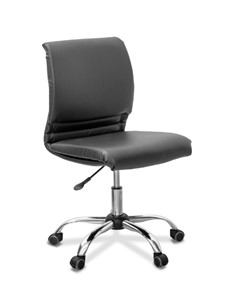 Кресло в офис Квадро Х, экокожа премиум / серо-коричневая CN6 в Стерлитамаке