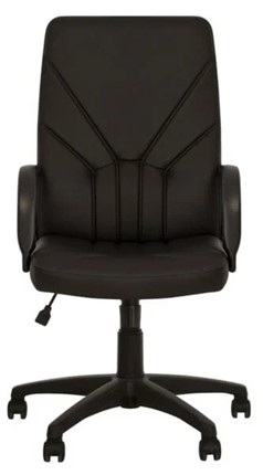 Кресло MANAGER (PL64) экокожа ECO-30, черная в Уфе - изображение