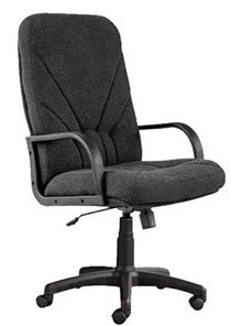 Кресло офисное MANAGER (PL64) ткань CAGLIARI C-38 серый в Стерлитамаке - предосмотр