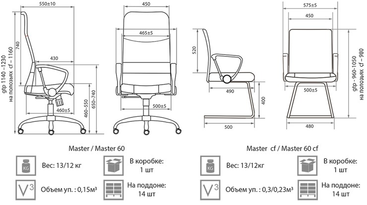 Офисное кресло Master GTPH Ch1 W01T01 в Стерлитамаке - изображение 3