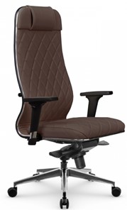 Офисное кресло Мetta L 1m 40M/2D Infinity Easy Clean (MPES) топган, нижняя часть 17852 темно-коричневый в Уфе