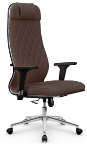 Офисное кресло Мetta L 1m 40M/2D Infinity Easy Clean (MPES) топган OMS, нижняя часть 17853 темно-коричневый в Стерлитамаке