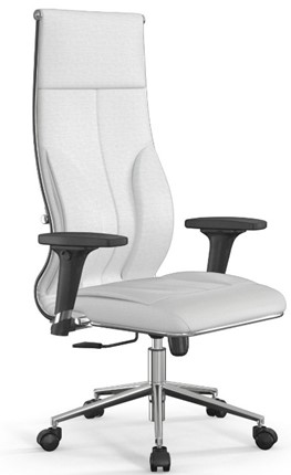 Кресло офисное Мetta L 1m 46/2D Infinity Easy Clean (MPES) топган OMS, нижняя часть 17853 белый в Уфе - изображение