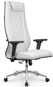 Кресло офисное МЕТТА L 1m 50M/2D Infinity Easy Clean топган OMS, нижняя часть 17853 белый в Уфе