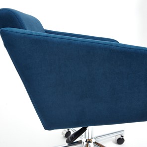 Кресло MILAN хром флок, синий, арт.13948 в Стерлитамаке - предосмотр 8