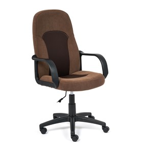 Кресло офисное PARMA флок/ткань, коричневый, арт.15020 в Стерлитамаке