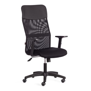 Кресло компьютерное PRACTIC PLT ткань/кож/зам, черный, арт.20536 в Стерлитамаке