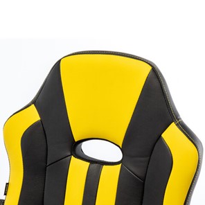 Офисное кресло RABIX "Stripe GM-202", экокожа, черное/желтое, 532510 в Стерлитамаке - предосмотр 11