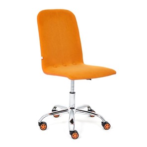 Кресло RIO флок/кож/зам, оранжевый/оранжевый, арт.14188 в Уфе