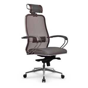Кресло офисное Samurai SL-2.041 MPES Светло-Коричневый / Серый в Стерлитамаке - предосмотр