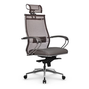 Кресло офисное Samurai SL-2.051 MPES Светло-Коричневый / Серый в Стерлитамаке