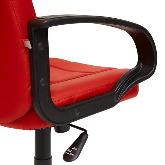 Компьютерное кресло СН747 кож/зам, красный, арт.7707 в Стерлитамаке - изображение 7