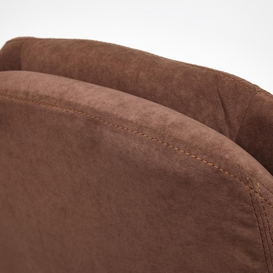 Кресло компьютерное SOFTY LUX флок, коричневый, арт.13595 в Стерлитамаке - изображение 15