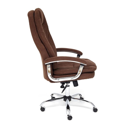 Кресло компьютерное SOFTY LUX флок, коричневый, арт.13595 в Стерлитамаке - изображение 18