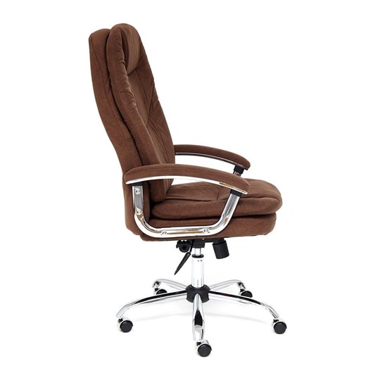 Кресло компьютерное SOFTY LUX флок, коричневый, арт.13595 в Стерлитамаке - изображение 2