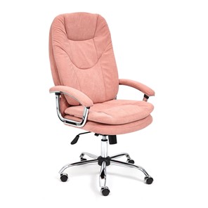 Офисное кресло SOFTY LUX флок, розовый, арт.13952 в Стерлитамаке - предосмотр