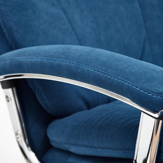 Офисное кресло SOFTY LUX флок, синий, арт.13592 в Стерлитамаке - изображение 10