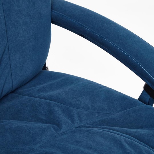 Офисное кресло SOFTY LUX флок, синий, арт.13592 в Стерлитамаке - изображение 12