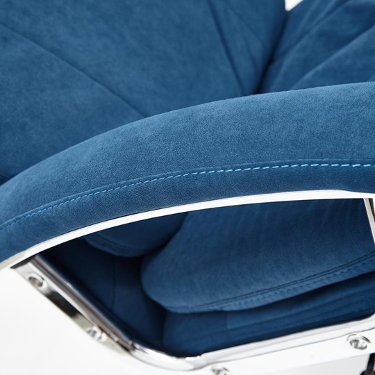 Офисное кресло SOFTY LUX флок, синий, арт.13592 в Стерлитамаке - изображение 17