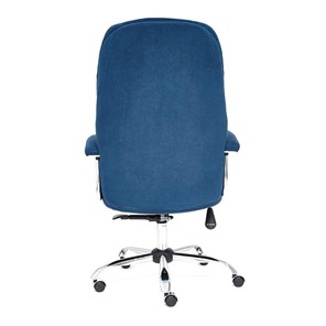 Офисное кресло SOFTY LUX флок, синий, арт.13592 в Стерлитамаке - предосмотр 4