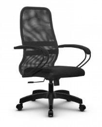 Кресло офисное SU-CK130-8 PL темно-серый/черный в Стерлитамаке