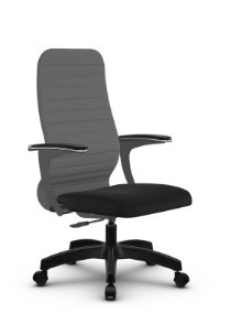 Офисное кресло SU-CU160-10P PL серый/черный в Уфе