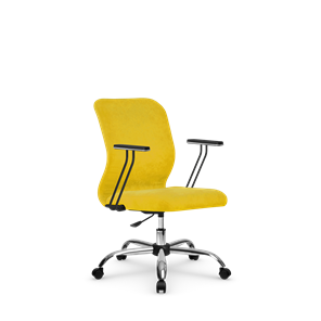 Компьютерное кресло SU-Mr-4/подл.110/осн.006 желтый в Стерлитамаке - предосмотр