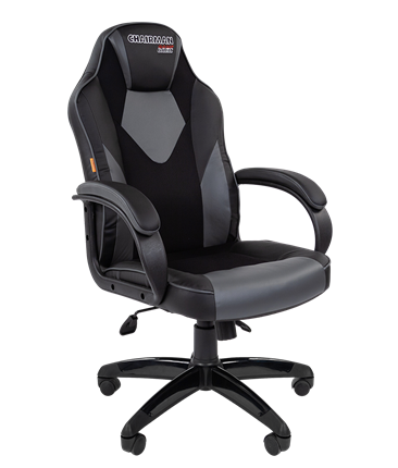 Офисное кресло CHAIRMAN GAME 17, цвет черный / серый в Стерлитамаке - изображение